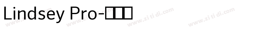 Lindsey Pro字体转换